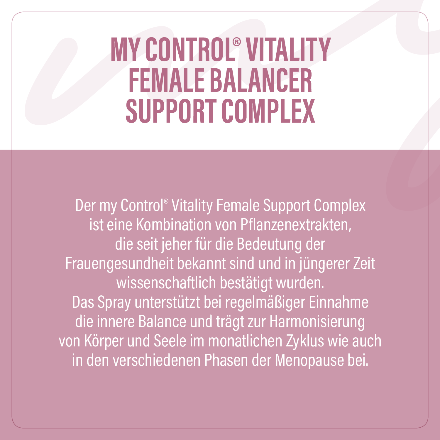 Female Balancer Erklärung