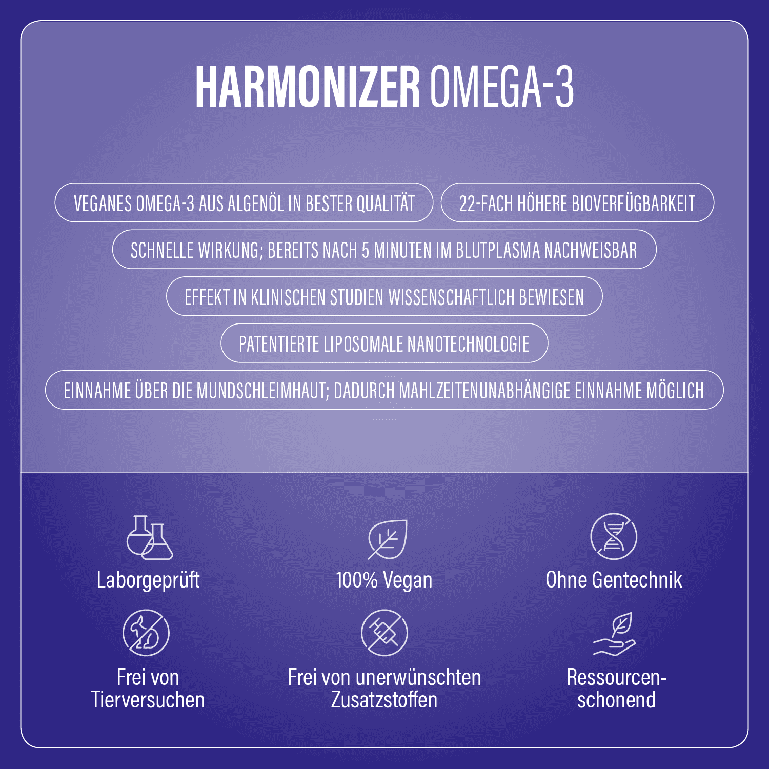 Harmonizer Omega-3 Vorteile