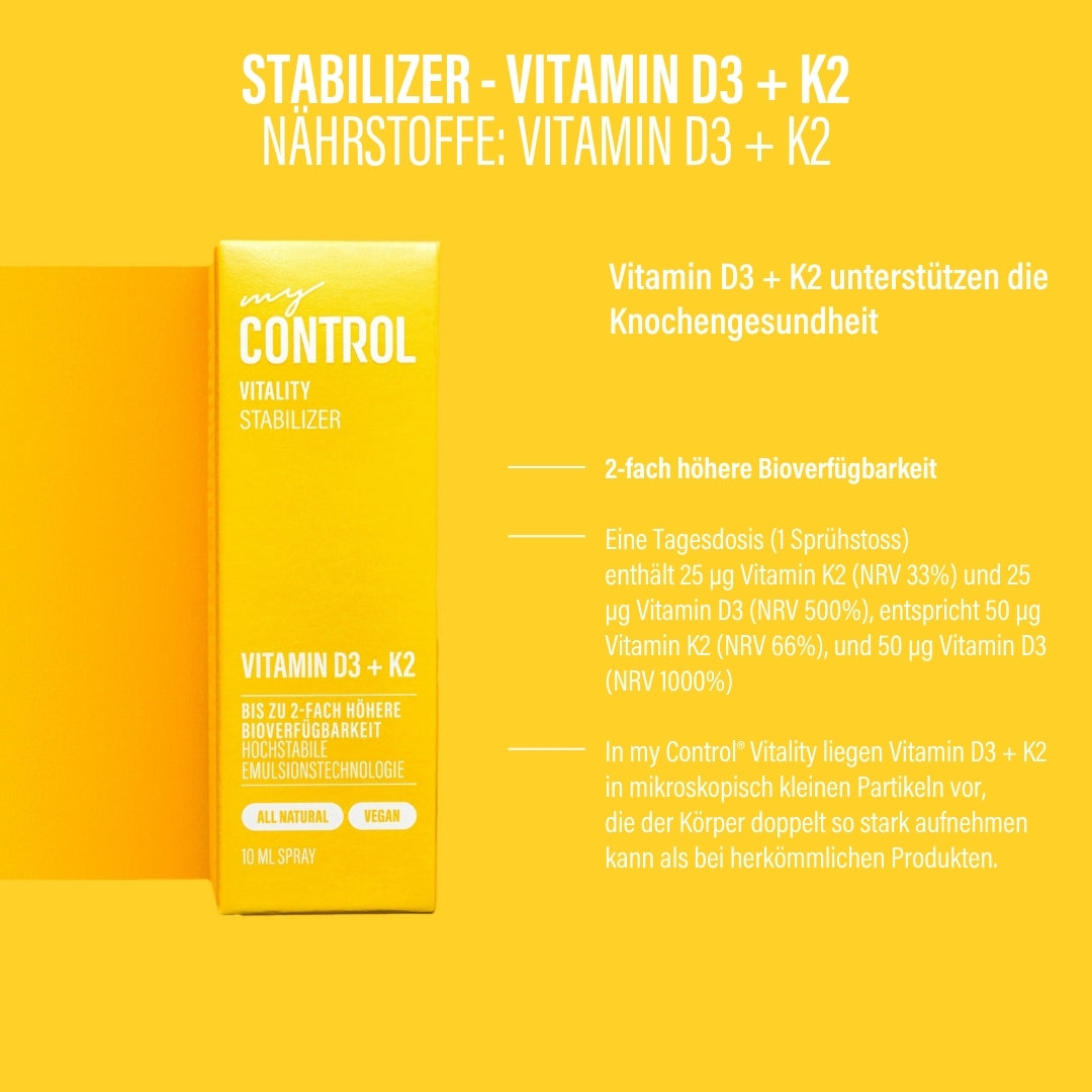Stabilizer – Vitamin D3 + K2 Spray