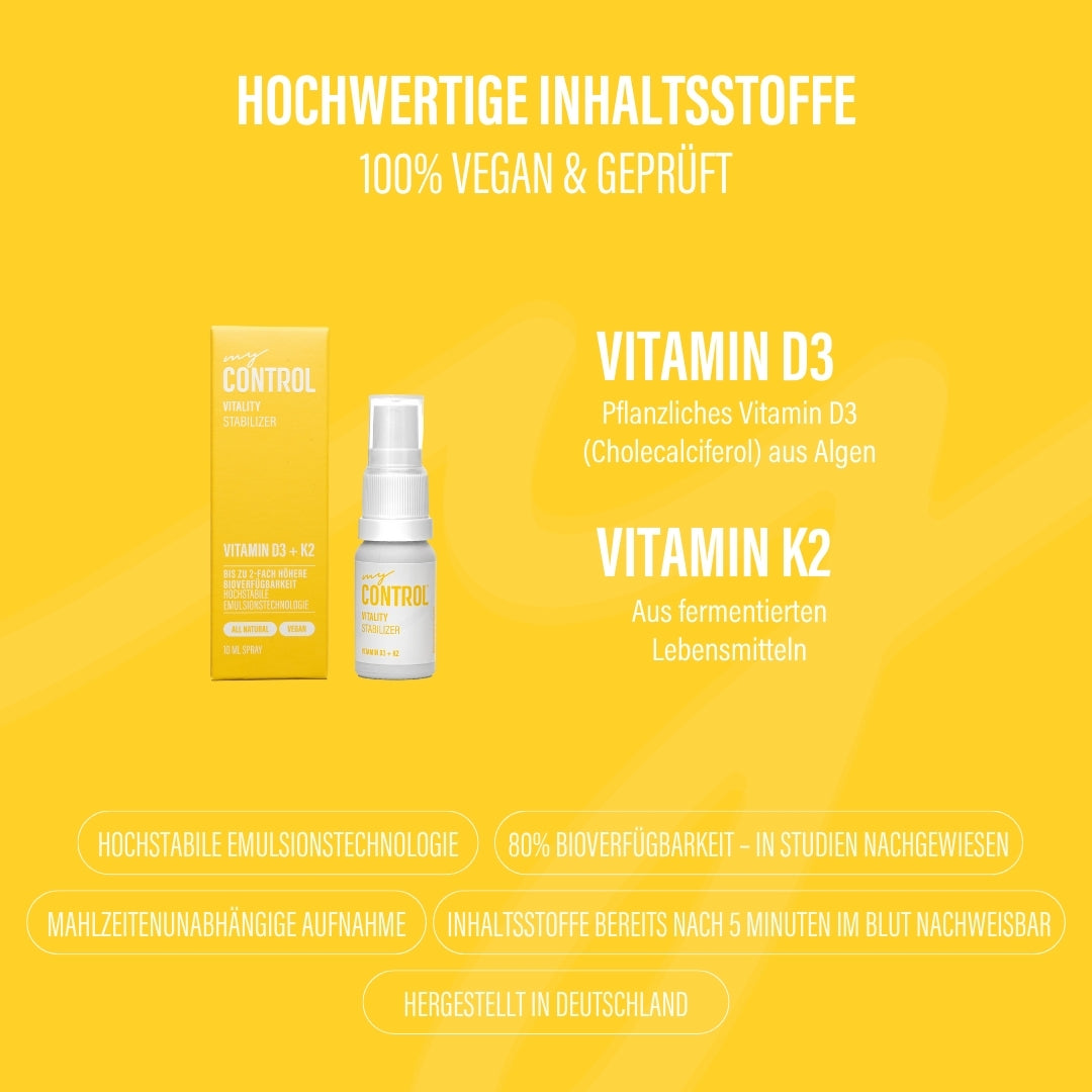 Stabilizer – Vitamin D3 + K2 Spray