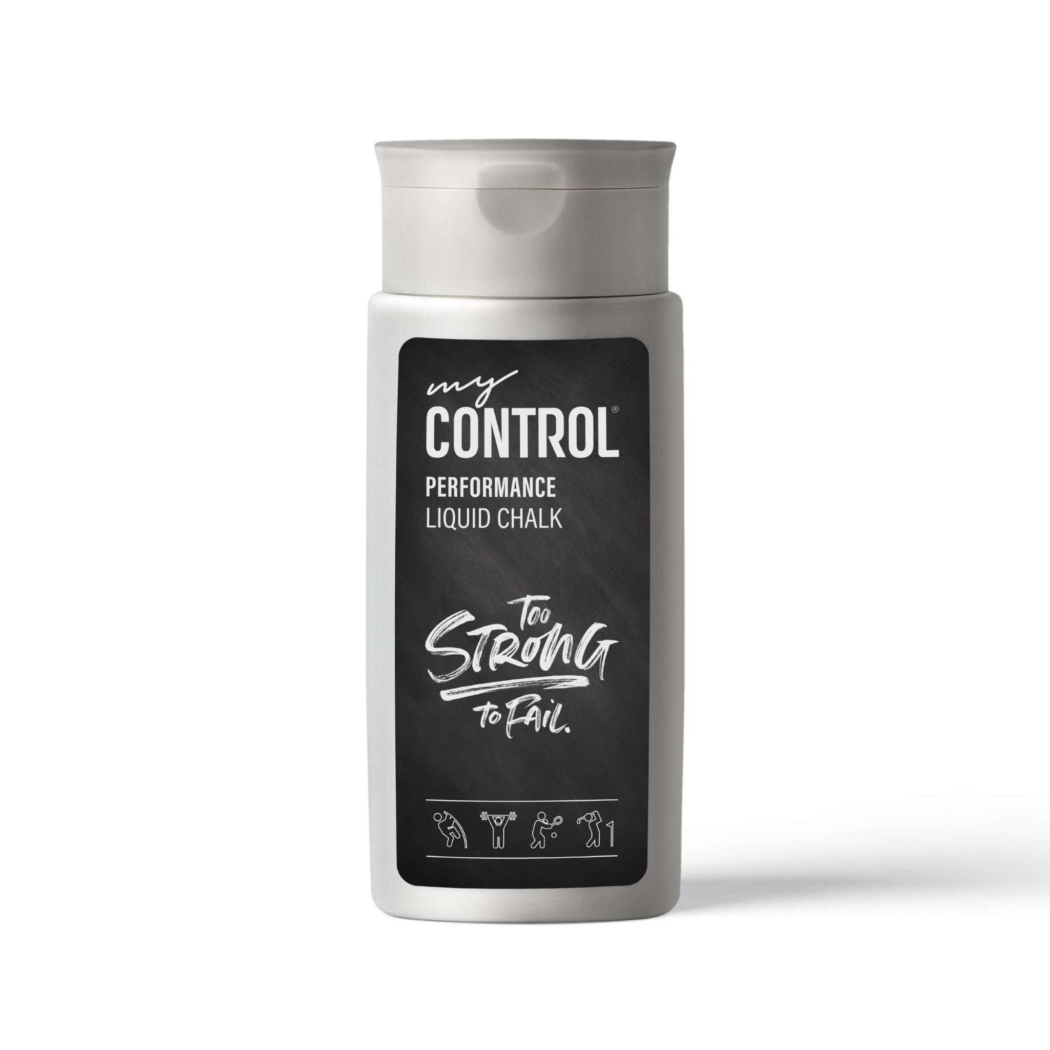 Performance Liquid Chalk in weißem Hintergrund