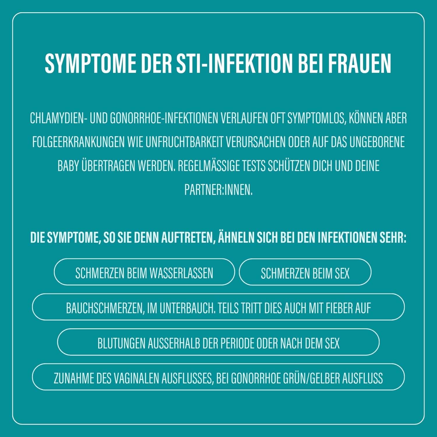 Chlamydien & Gonorrhoe Test Frauen