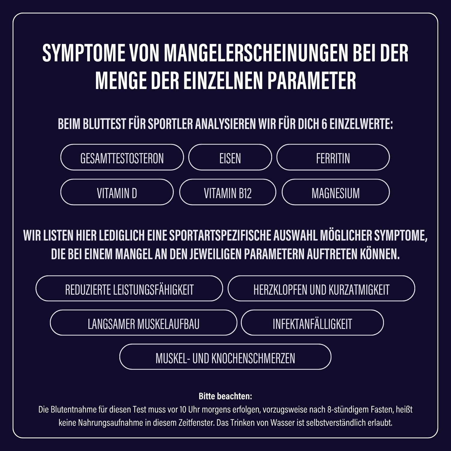 Bluttest für Sportler