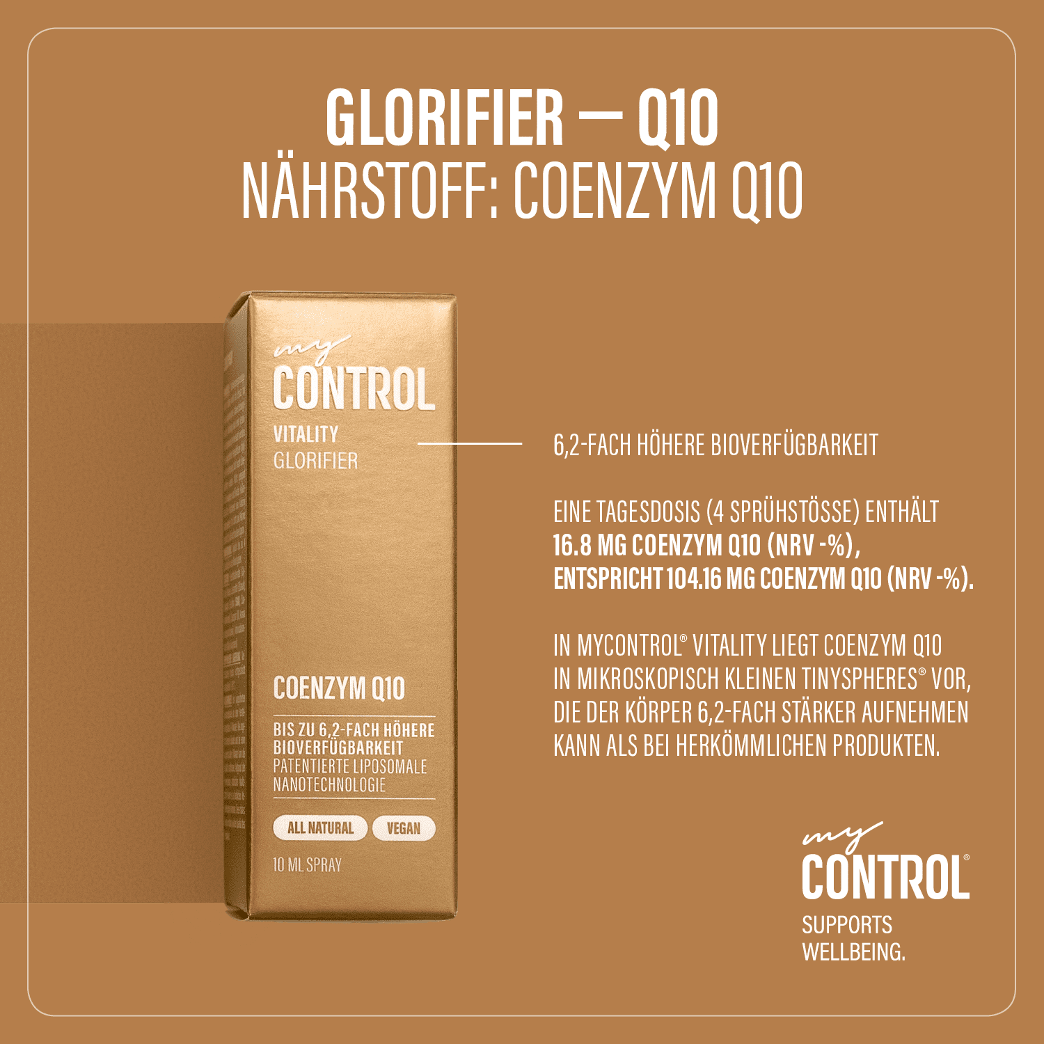 Glorifier Coenzym Q10 Nährstoff Spray