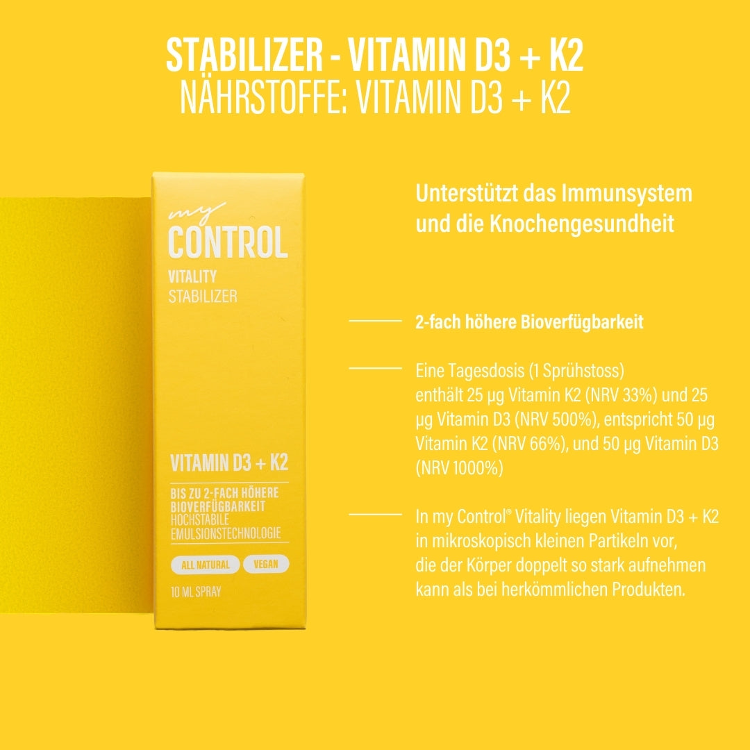 Stabilizer – Vitamin D3 + K2 Spray