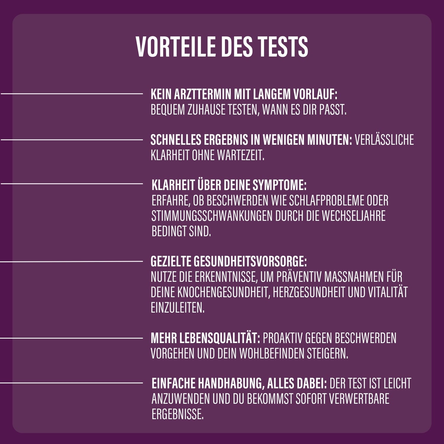 FSH/ Menopause Test