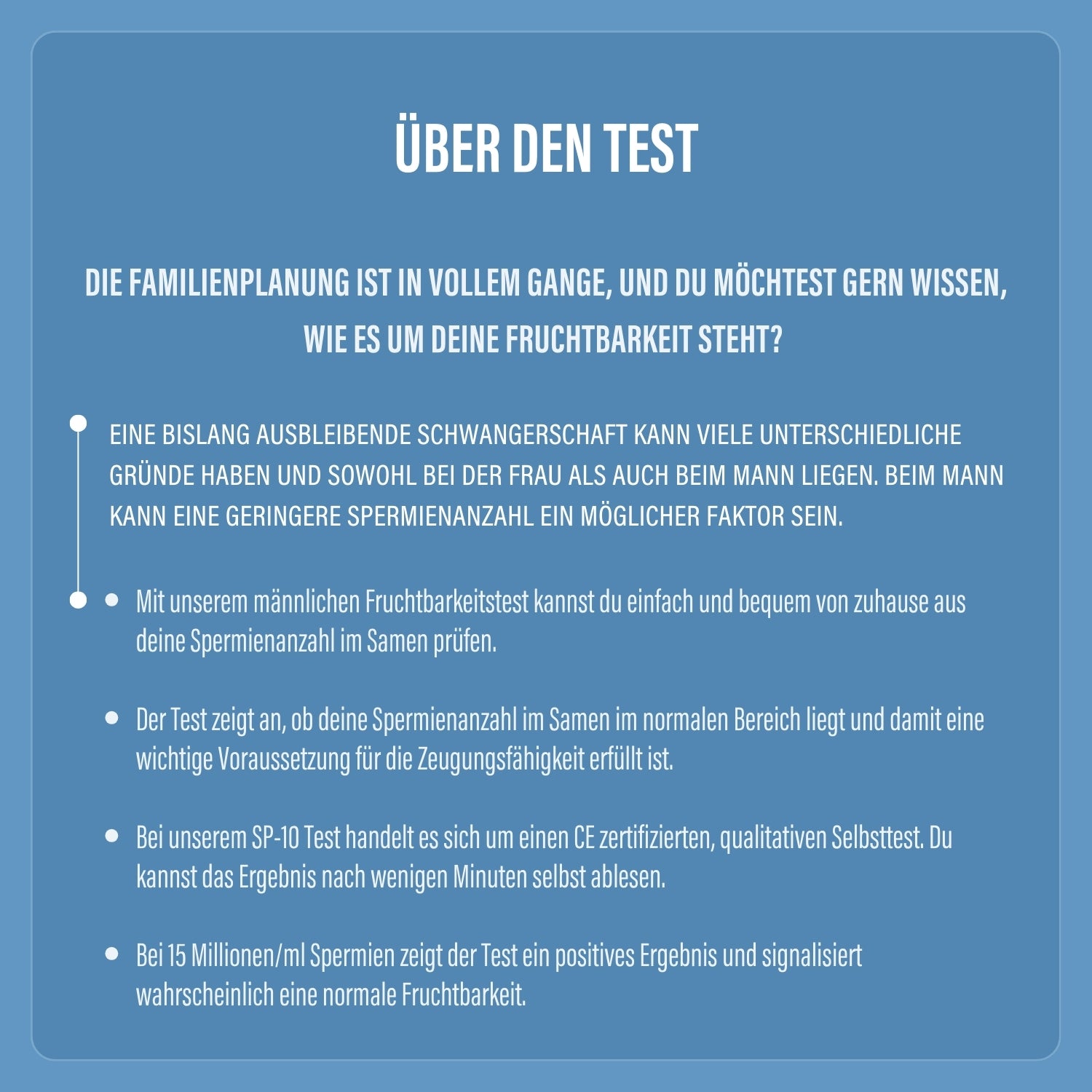 SP-10 / Männliche Fruchtbarkeit Test