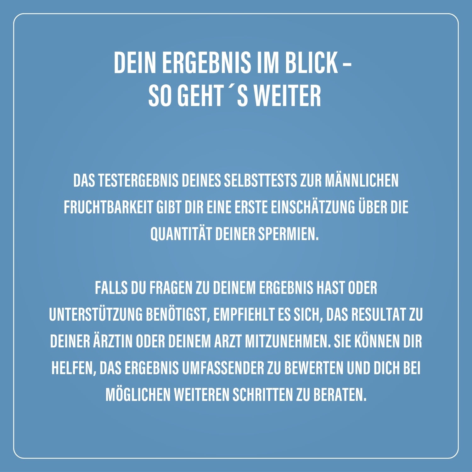 SP-10 / Männliche Fruchtbarkeit Test