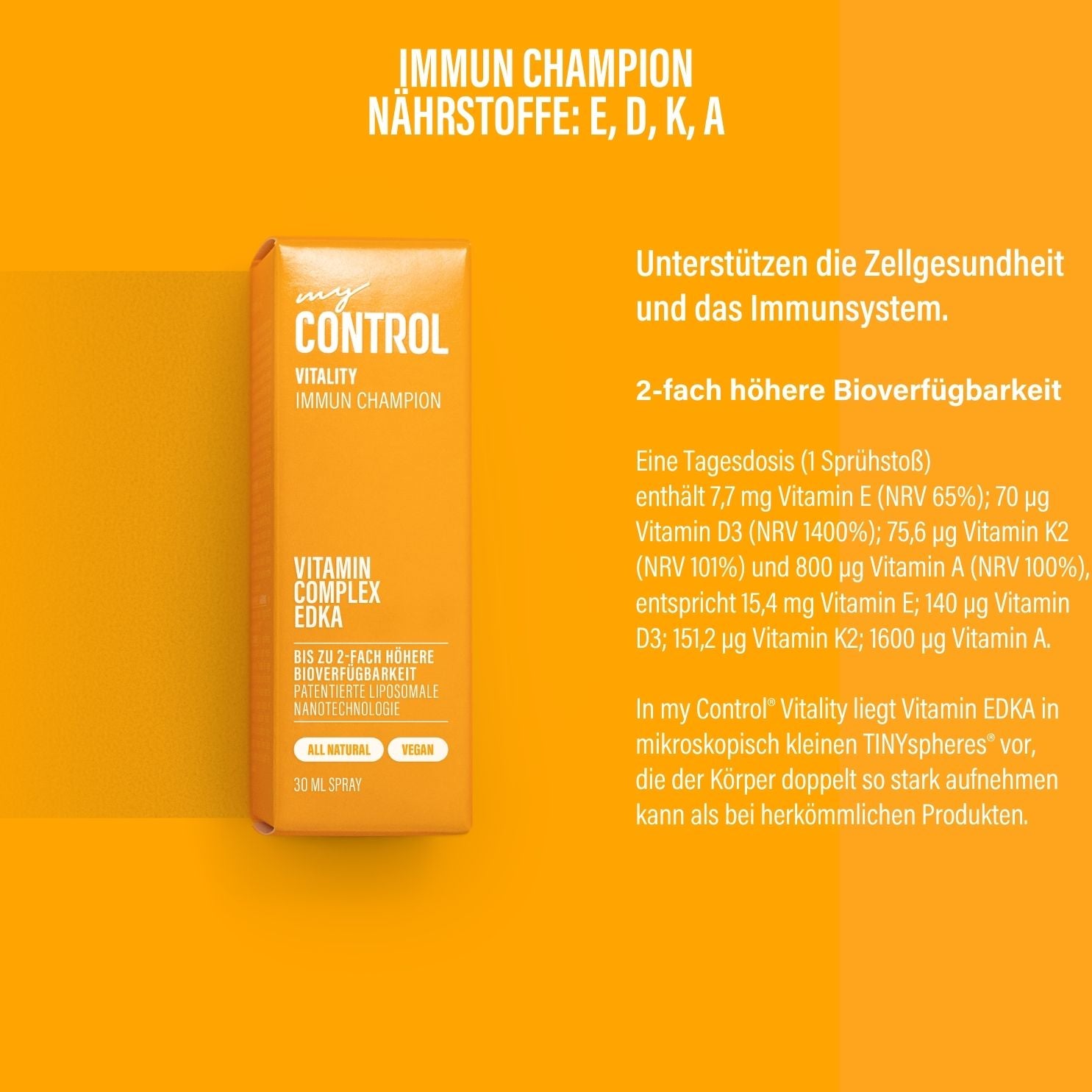 Immun Champion – Vitamin Complex EDKA Spray